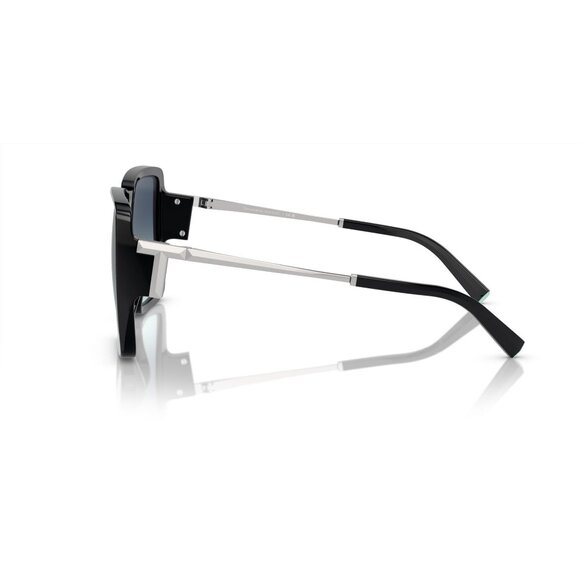 New TIFFANY Black Square TF4212U 8342/9S Sunglasses Women - Picture 3 of 6